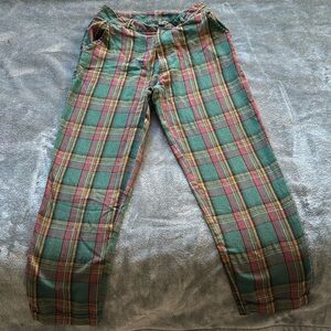 Plaid pants